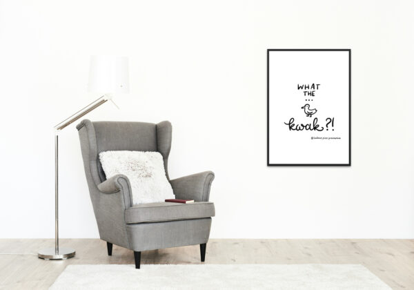 What the kwak - plakat do druku - obrazek 2
