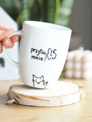 kubek z lisem na walentynki