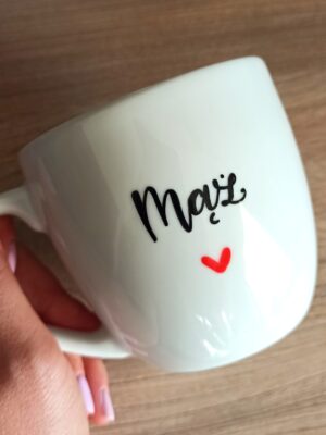 kubek z napisem mąż