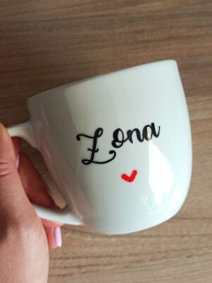 kubek żona ręcznie malowany